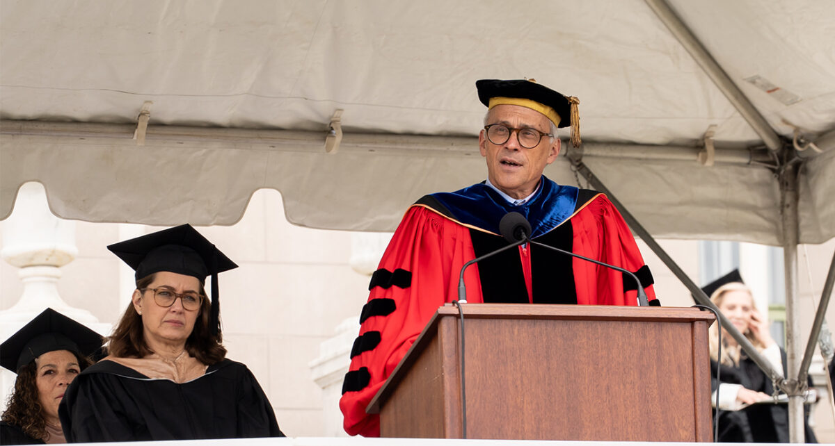 Wesleyan University Commencement, Michael Roth