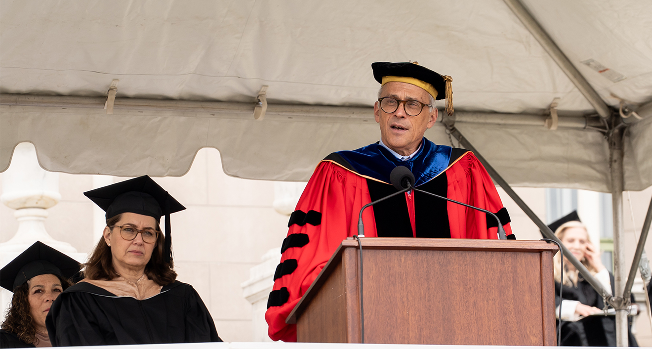 Wesleyan University Commencement, Michael Roth