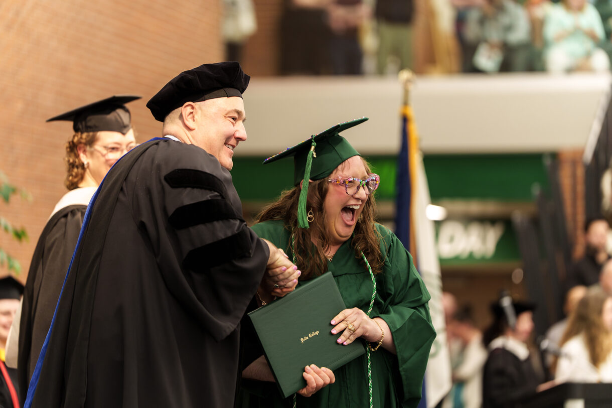 michael gavin at delta college commencement
