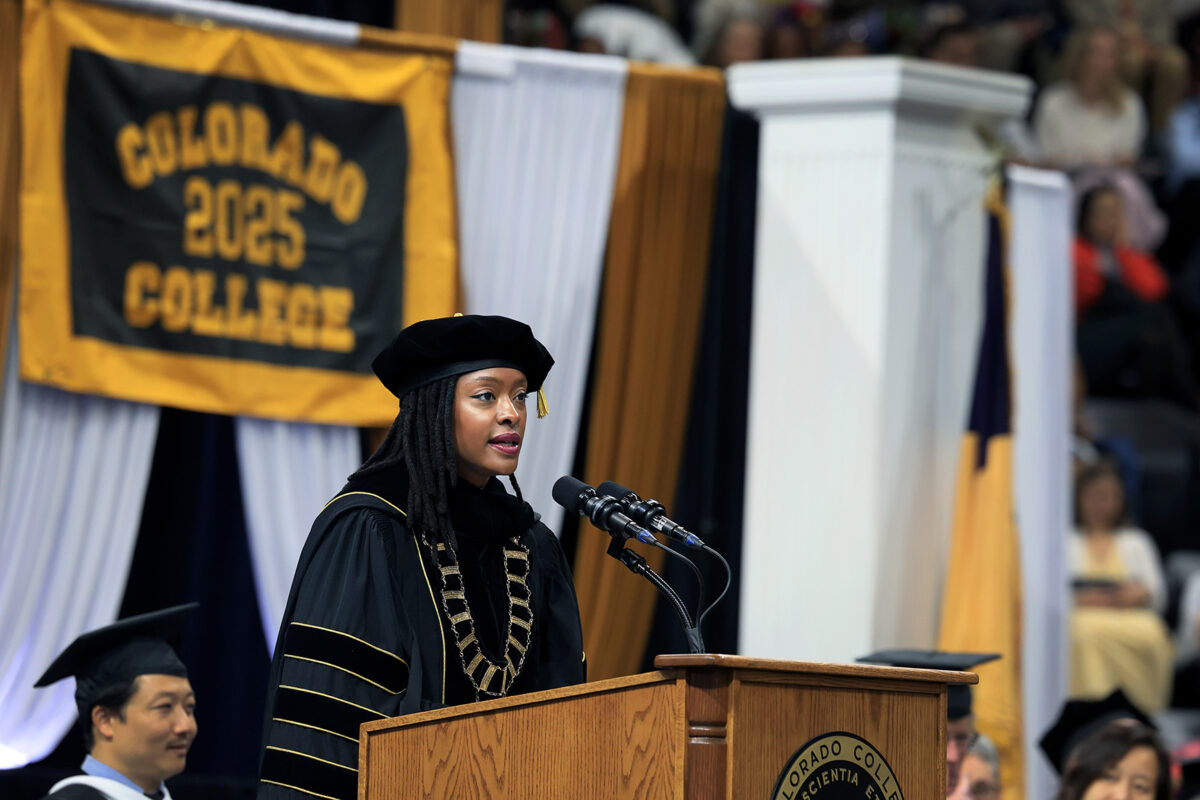 Colorado College Commencement, Manya Whitaker