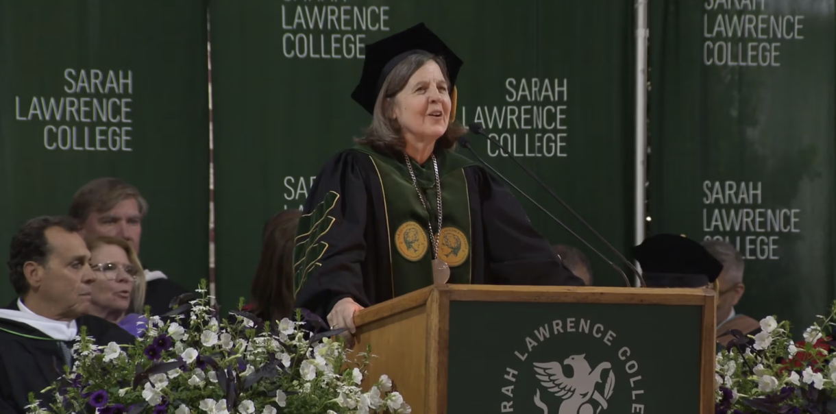 cristle collins judd at sarah lawrence college commencement