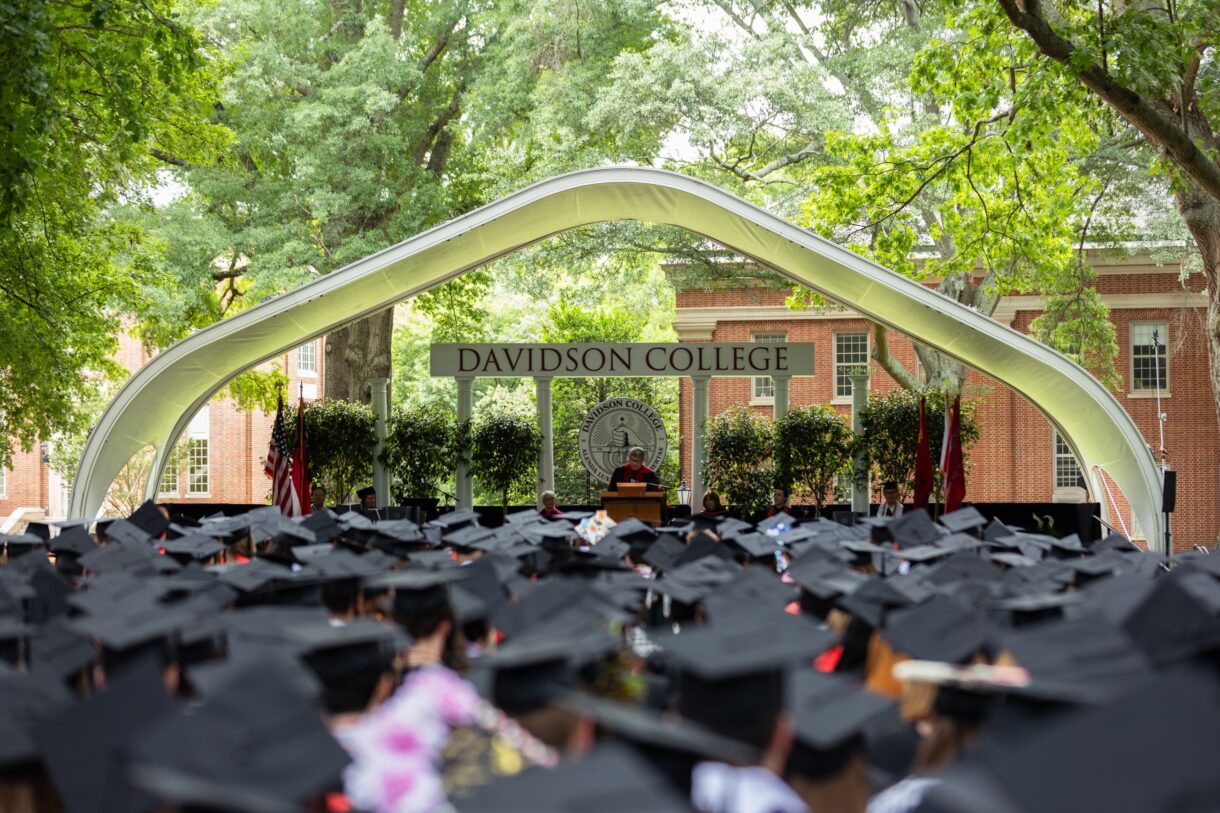 douglas hicks at davidson college commencement