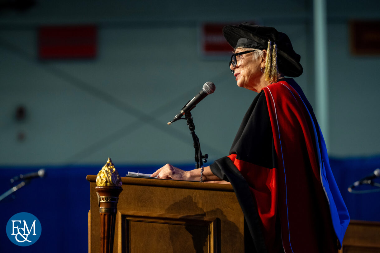 barbara altmann at franklin and marshall commencement