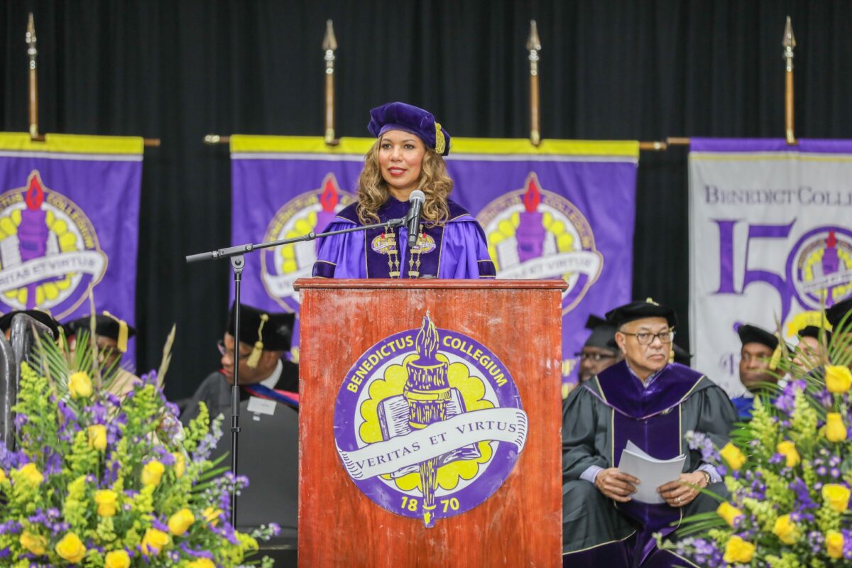 Benedict College Commencement, Rosyln Clark Artis