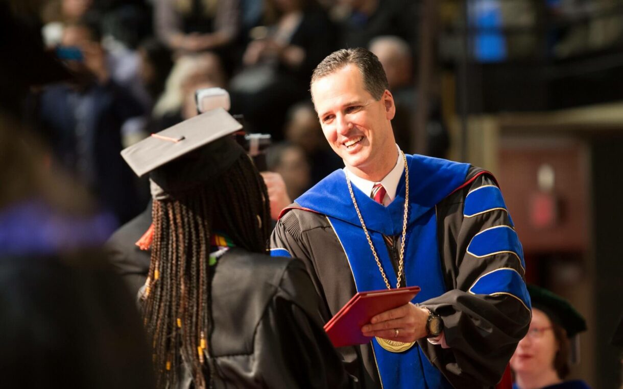 President Comerford at Commencement