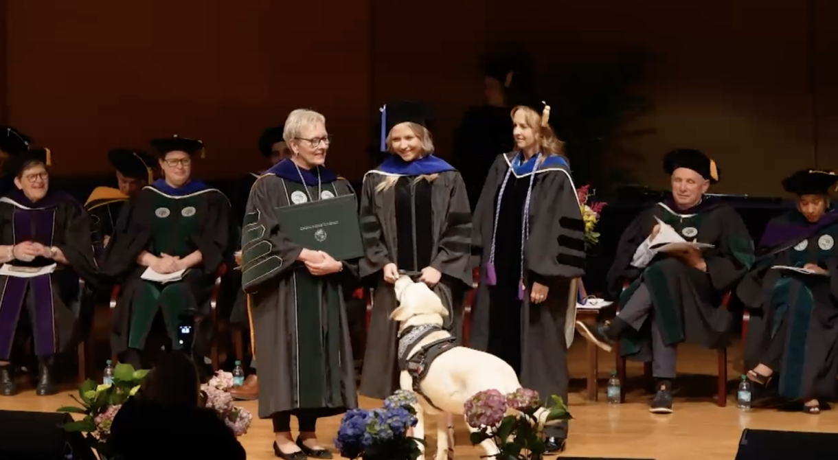 Laura Bloomberg at Cleveland State University Commencement
