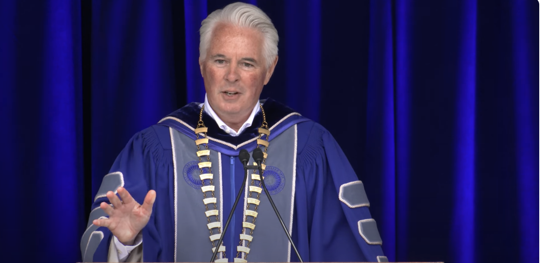 Colby College Commencement, David Greene