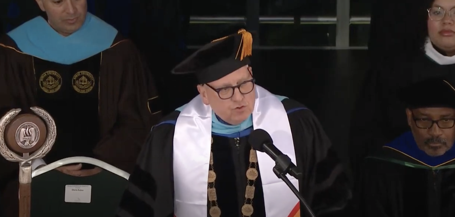 Hudson County Community College Commencement, Chris Reber