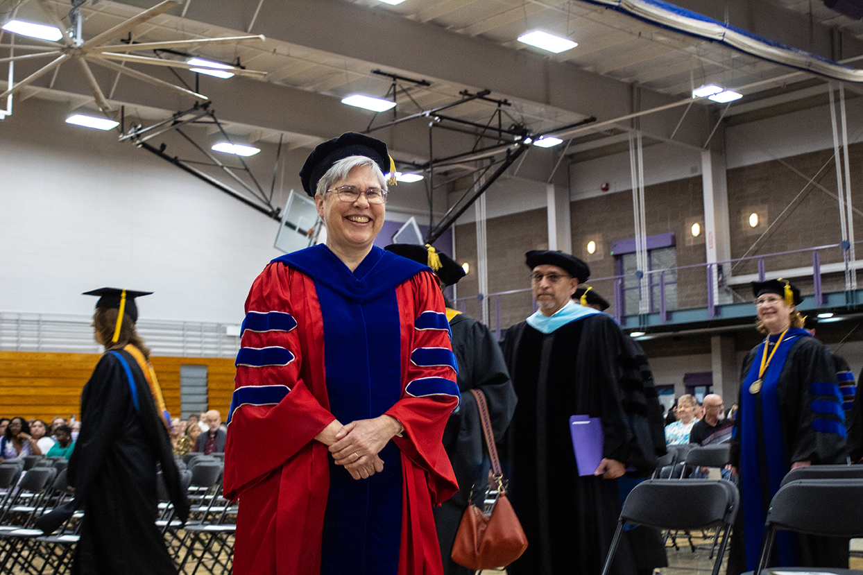Goshen College Commencement, Rebecca Stoltzfus
