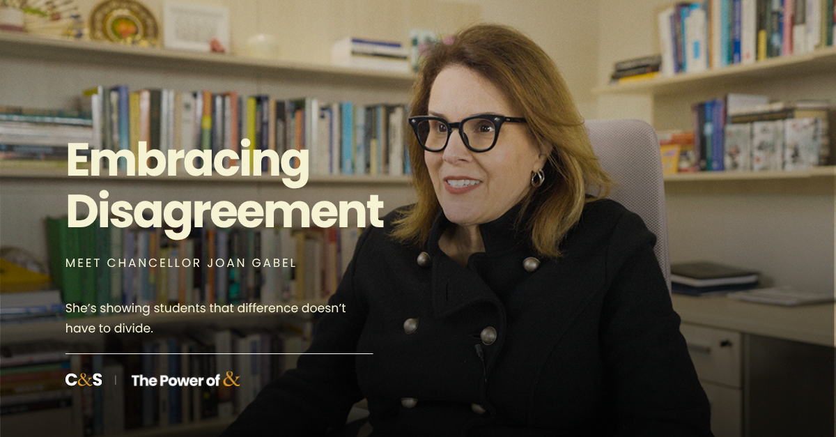 Featured image for “Chancellor Gabel & Embracing Disagreement”